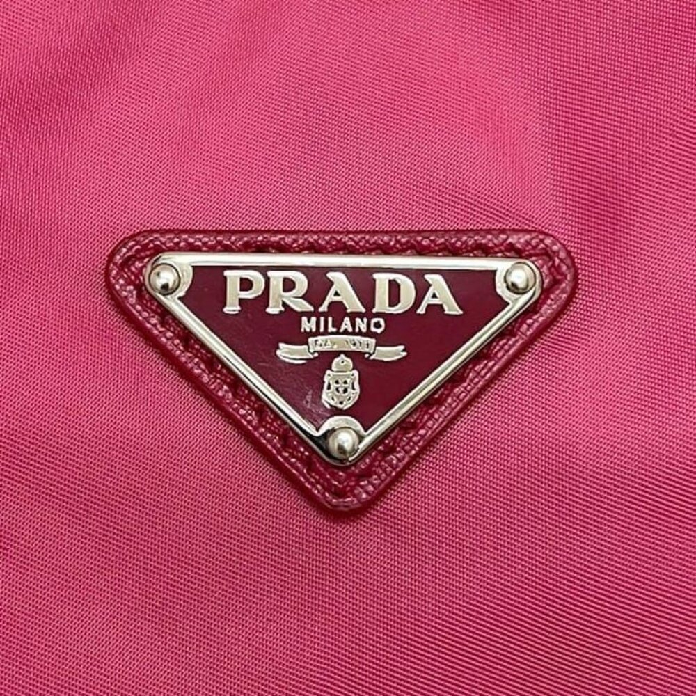 Prada Tote Bag Pink Tessuto B4605 C Nylon - Picture 6 of 10